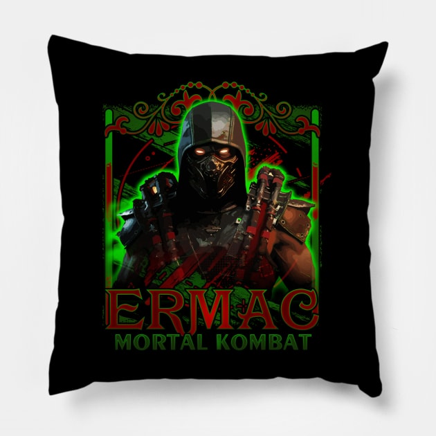 Ermac Pillow by Brom Store