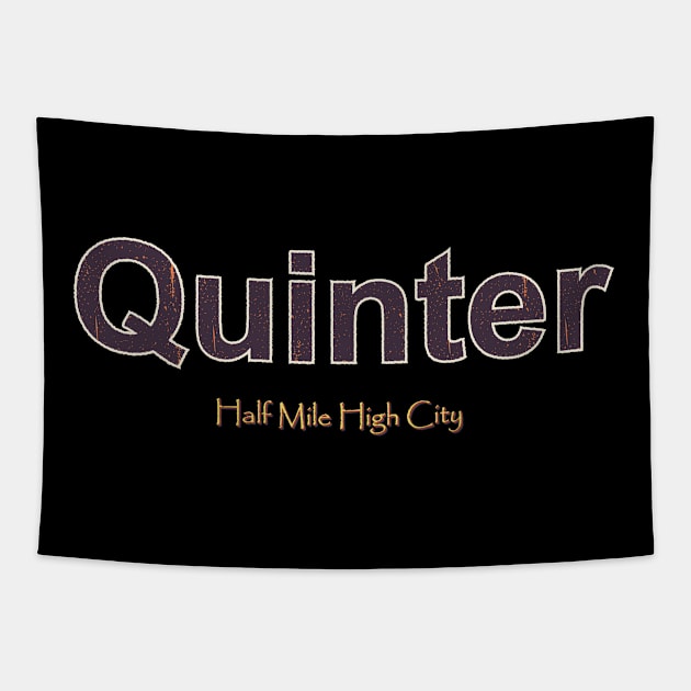 Quinter Grunge Text Tapestry by WE BOUGHT ZOO