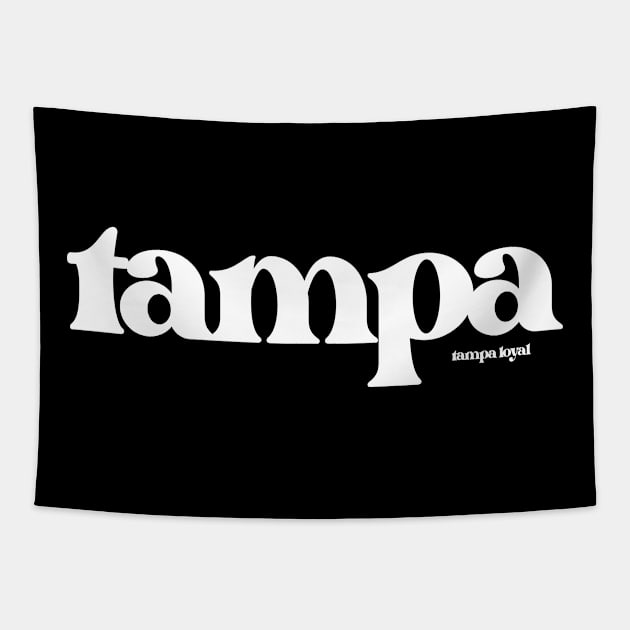 Tampa (Simple) Tapestry by Tampa Loyal