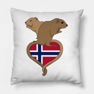 Gerbil Norway (light) Pillow