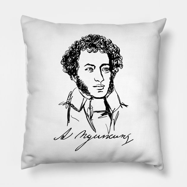 Pushkin Pillow by ThunderEarring