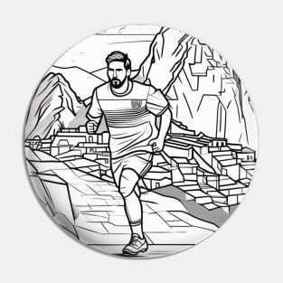 Messi Machu Picchu World Wonder Special Edition Pin