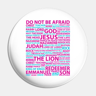 Jesus: Cherished Names Blueprint Pin