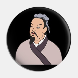 Sun Tzu Portrait Pin