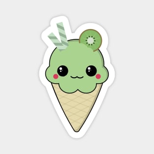 Kawaii Ice Cream Magnet