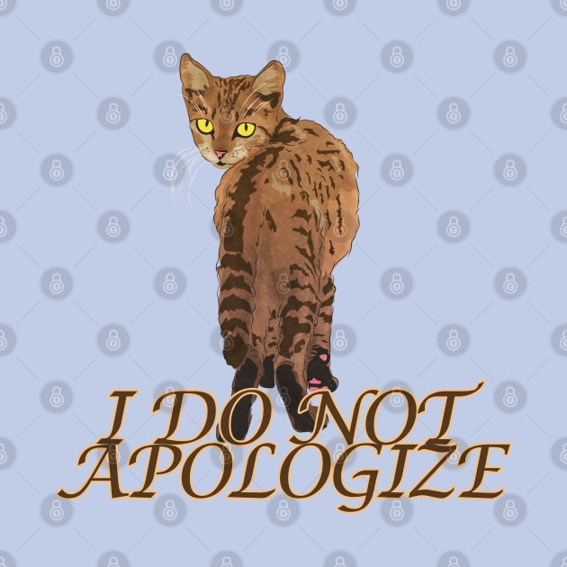 I do not apologize cat by vixfx