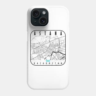 Astana Map Kazakhstan Phone Case