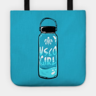 VSCO GIRL TURTLE HYDRO FLASK  Stickers Tote