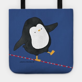 Finding Balance Penguin Tote