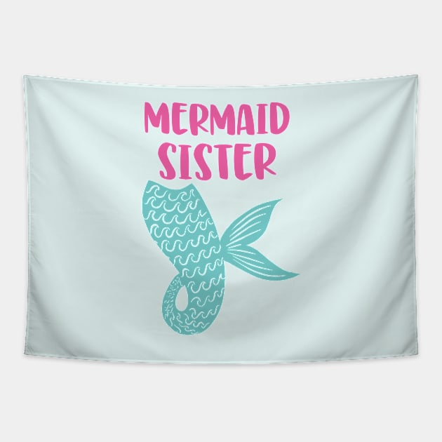 Mermaid Sister Tapestry by Rosemarie Guieb Designs