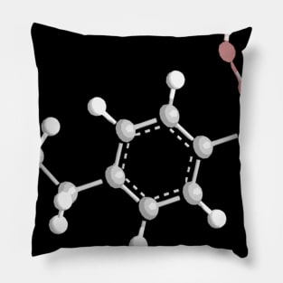 Ibuprofen Molecule Pillow