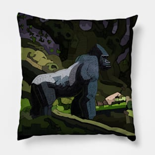 Gorilla Tree Pillow