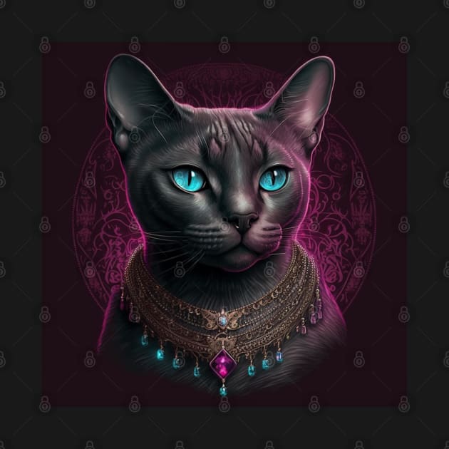 Burmese Cat Shimmer by Enchanted Reverie