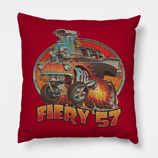 Fiery ‘57 Pillow by JCD666