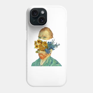 Van Gogh surreal Head, History Painting, Sunflowers Art, Irises Art, Phone Case