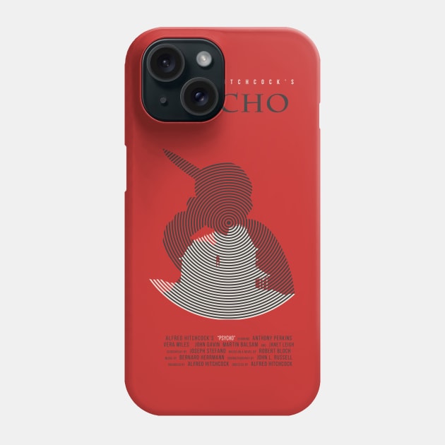 Alfred Hitchcock's Psycho Phone Case by MonoMagic