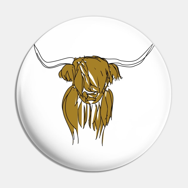 Long haired cow Pin by Sci-Emily