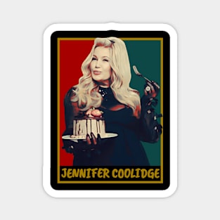 Retro jennifer coolidge cake Magnet