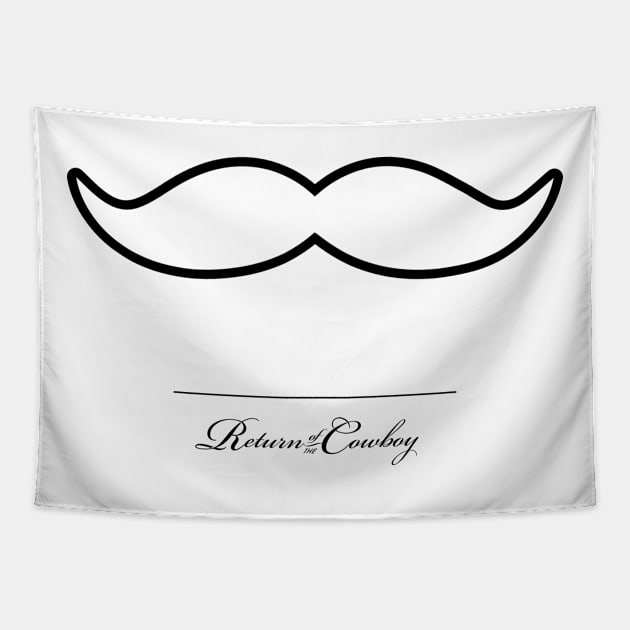 Meta Mustache Icon Tapestry by ReturnoftheCowboy