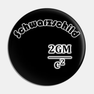 Schwarzschild Radius Baseball Jersey Pin