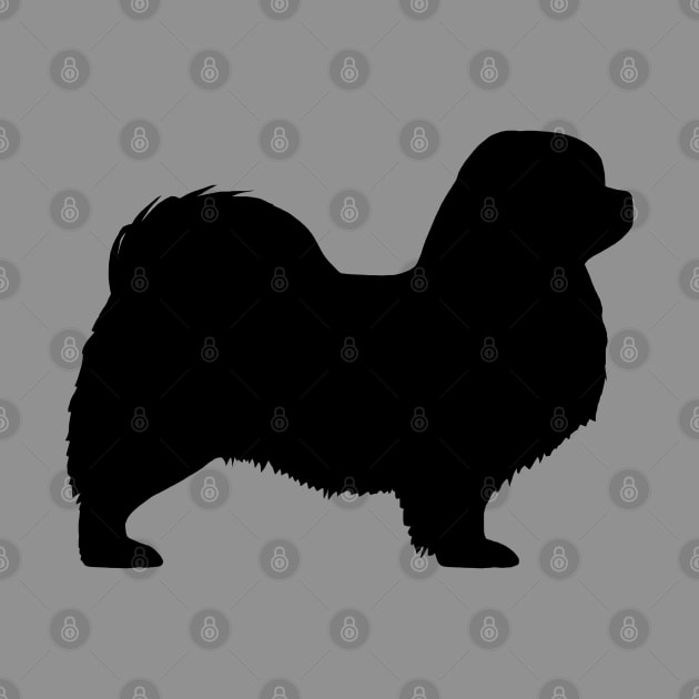 Tibetan Spaniel Silhouette by Coffee Squirrel