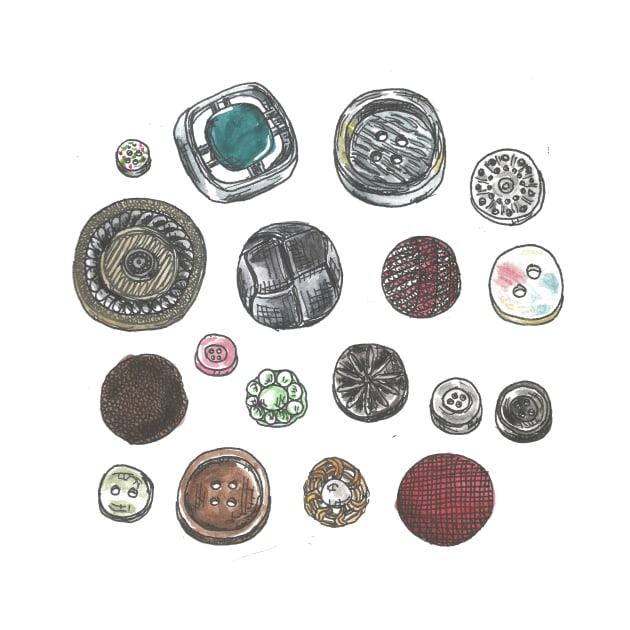 Button Collection by marianasantosart