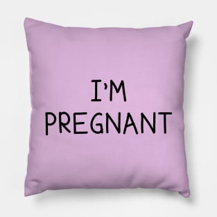 I'm Pregnant Couple's Shirt Pillow