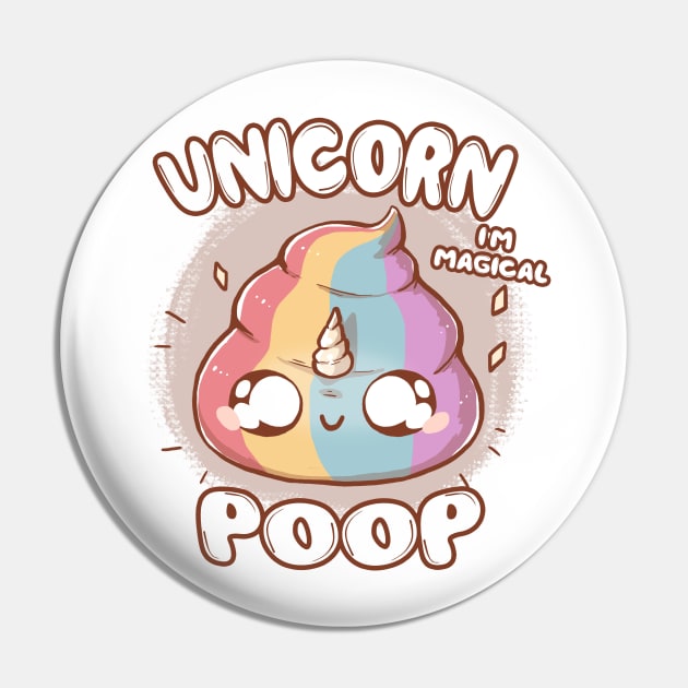 Unicorn Poop Pin by xMorfina