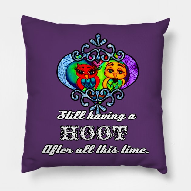 Still having a Hoot after all this time. Pillow by artbyomega