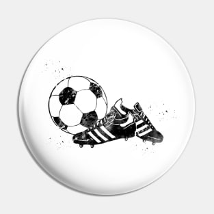 Soccer Art Pin