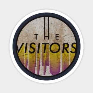 THE VISITORS - VINTAGE YELLOW CIRCLE Magnet