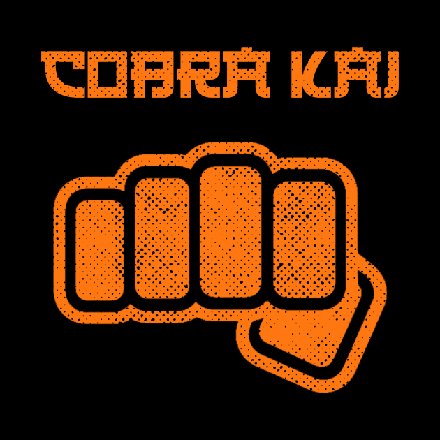 COBRA KAI design ✅ strike first nostalgia 80s tv orange version by leepianti