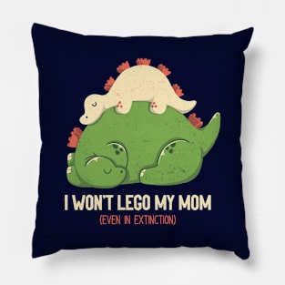 I Won't Let Go My Mom Mother's Day Dinosaur by Tobe Fonseca Pillow