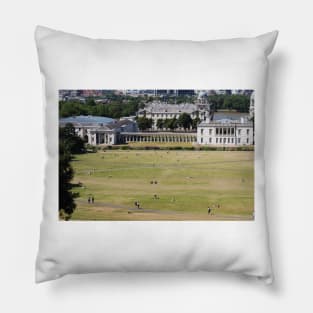 Sunny day at Greenwich Park Pillow