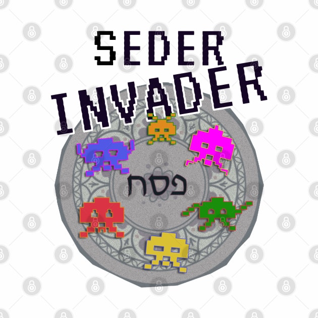 Seder Invader by cuteandgeeky