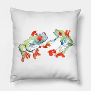 Tree Frogs Pillow