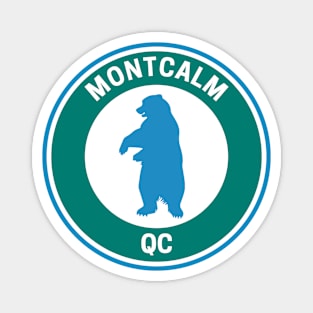 Vintage Montcalm Quebec Magnet