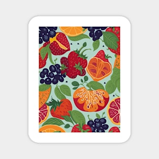 Fruits pattern tee Magnet