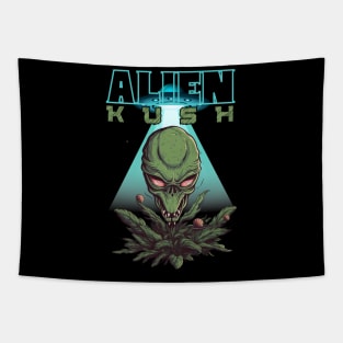 Alien Kush Ufo Style Tapestry