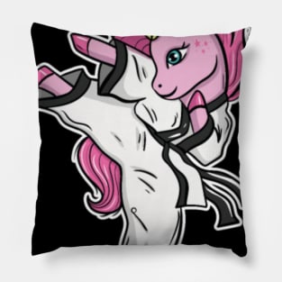 Karate Unicorn Pillow