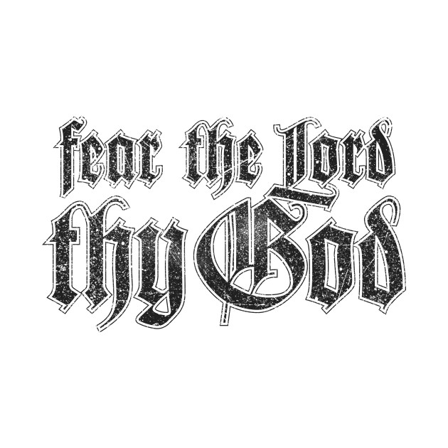 Fear the LORD, thy God - Wwg1wga Where We Go One We Go All - Mask ...