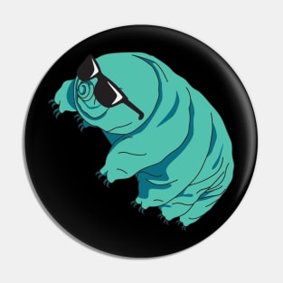 Water Bear Tardigrade Illustration Pin