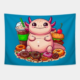 Snacks + Axolotl = Snaxolotl Tapestry