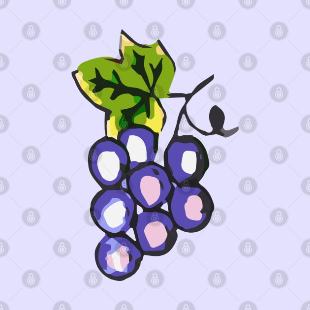 Grapes - purple grapes by Tilila