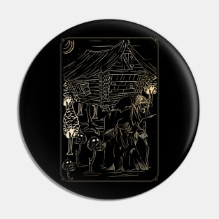 Baba Yaga - Witch Witchcraft Spells Gift Pin