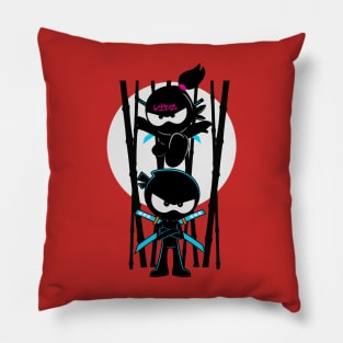 ninja kidz couple Pillow