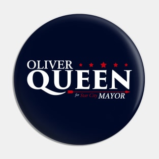 queen for mayor Pin