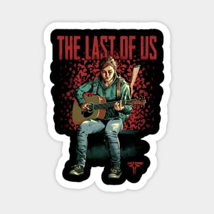 THE LAST OF US Part II Ellie Take On Me, I'll be Gone Magnet