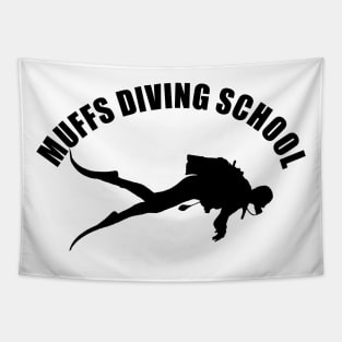 Muffs Diving School Tapestry