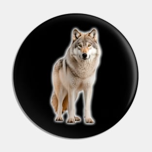 Lone wolf Pin